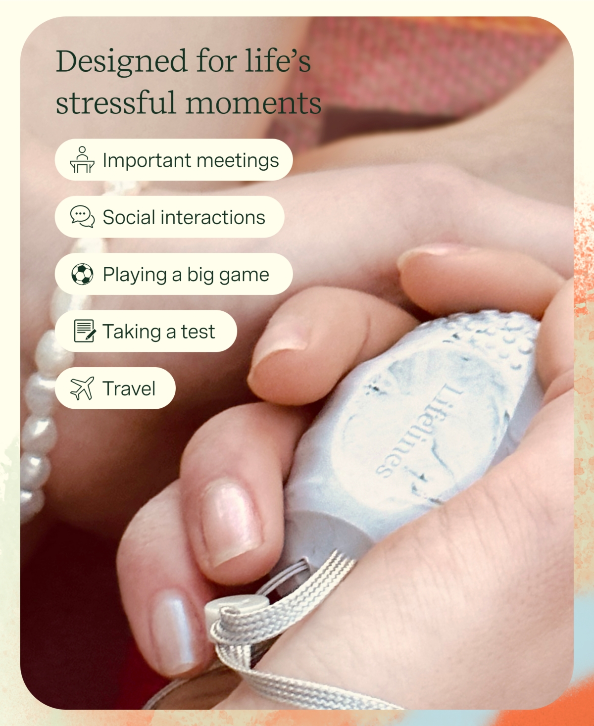 Lifelines Grounding Stones - Meditative Fidget Collection Plus Essential Oil Blend