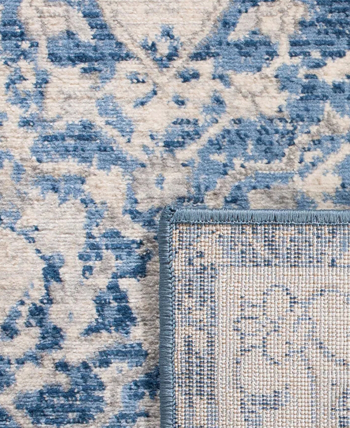 Safavieh Brentwood BNT896 Navy and Creme 8' x 10' Area Rug