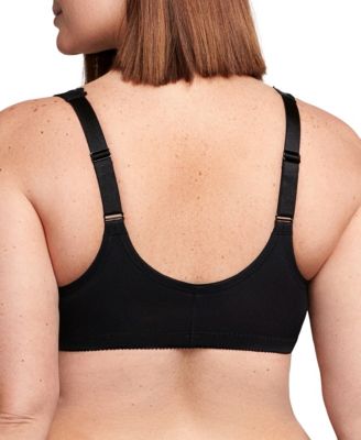 Women's Full Figure Plus Size Wonderwire Front Close Stretch Lace Bra 9245