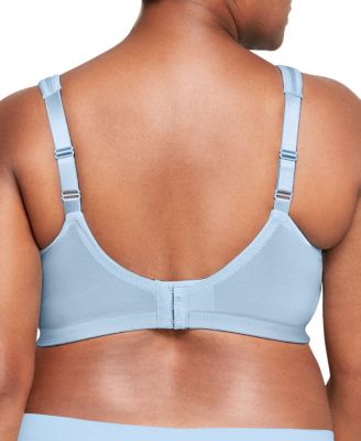 Women's Full Figure Plus Size Magic Lift Moisture Control Wirefree Bra 1064