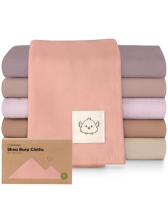6pk Shea Baby Burp Cloths for Baby Boys and Girls, Burping Cloths for Babies, Newborn