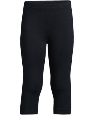 Girls School Uniform Tough Cotton Capri Leggings