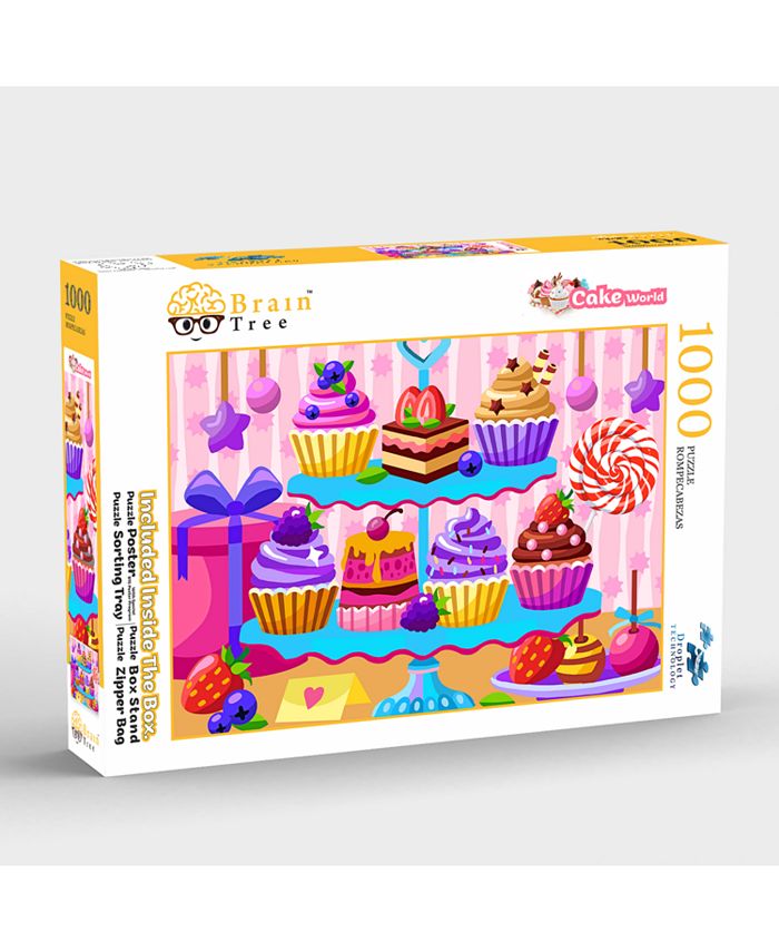 Brain Tree Games Cake World 1000 Piece Jigsaw Puzzle Macy's