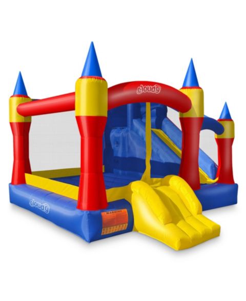 Детская игрушка Cloud 9 Royal Slide Heavy-Duty Nylon Inflatable Bounce House, 5-Child Capacity, Ages 3-12
