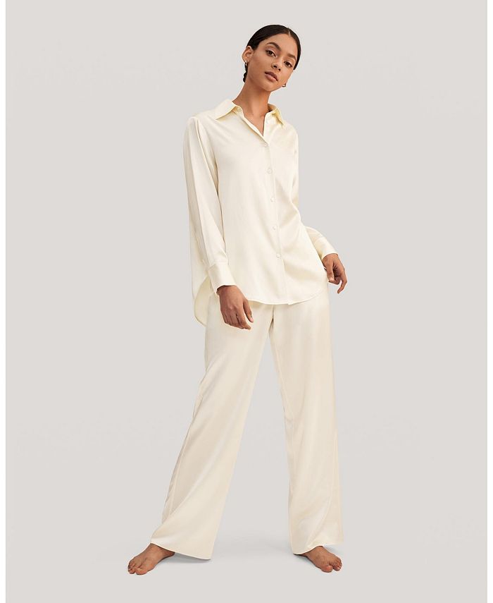 Gucci Silk-blend pyjama shirt  Clothes, Pajama shirt, Pajamas women