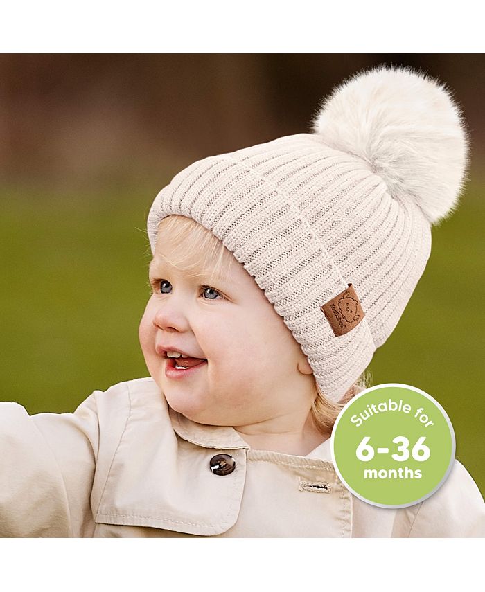 KeaBabies 2pk Baby Hats, Baby Beanies, Newborn Hats for Baby Girls