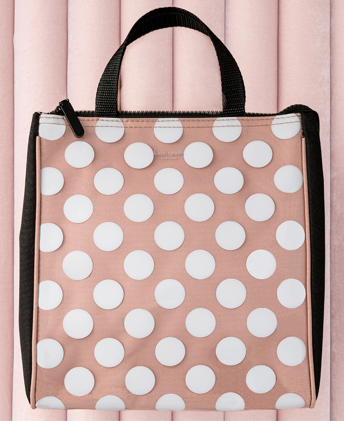 Kate Spade Lunch Bag White Dot Smart Closet