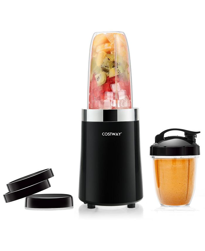 Costway 1000W Portable Blender 6Blade Smoothie Blender with 12 Oz & 24