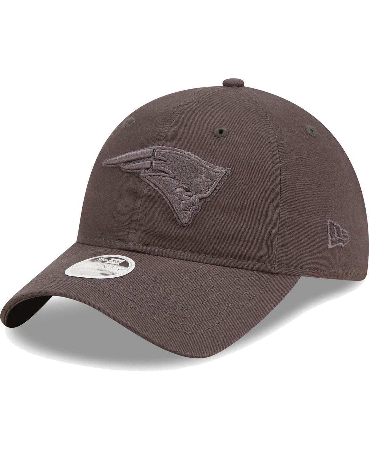 New Era Women's  Graphite New England Patriots Core Classic 2.0 Tonal 9twenty Adjustable Hat