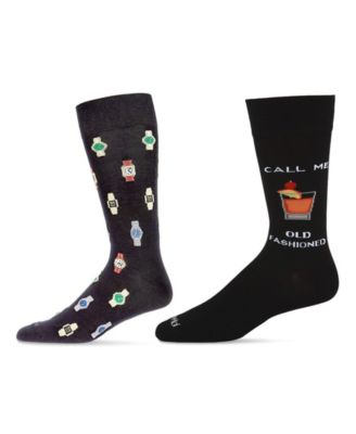 Men's Crew Drink Assortment Socks, Pair of 2