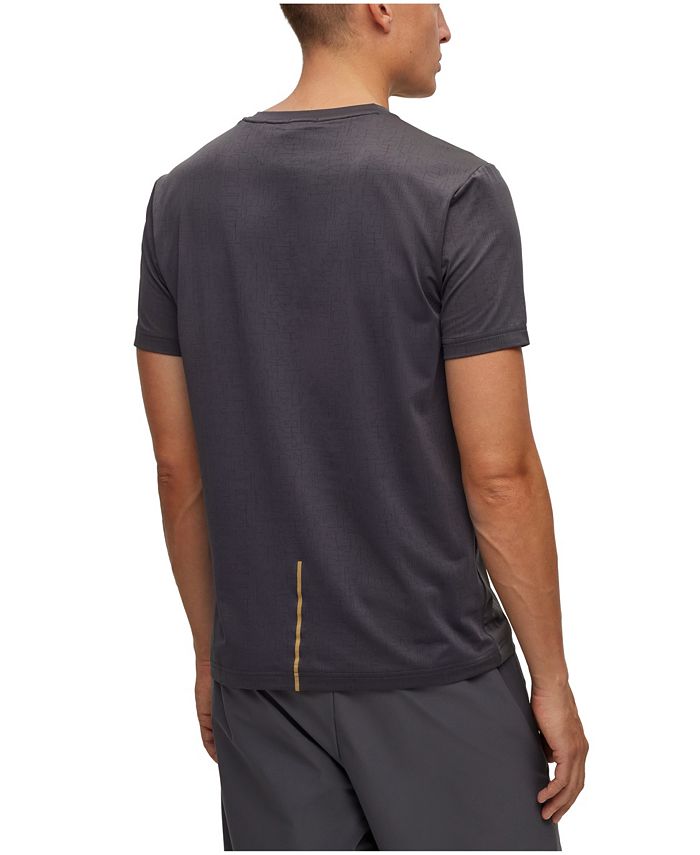 Hugo Boss Men's Reflective Pattern Slim-Fit T-shirt - Macy's
