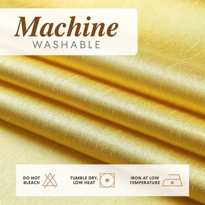 Artisan Lightweight Transparent Faux Silk Sheer Grommet Single Curtain Panel