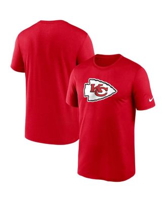 Men's Red Kansas City Chiefs Legend Logo Performance T-shirt