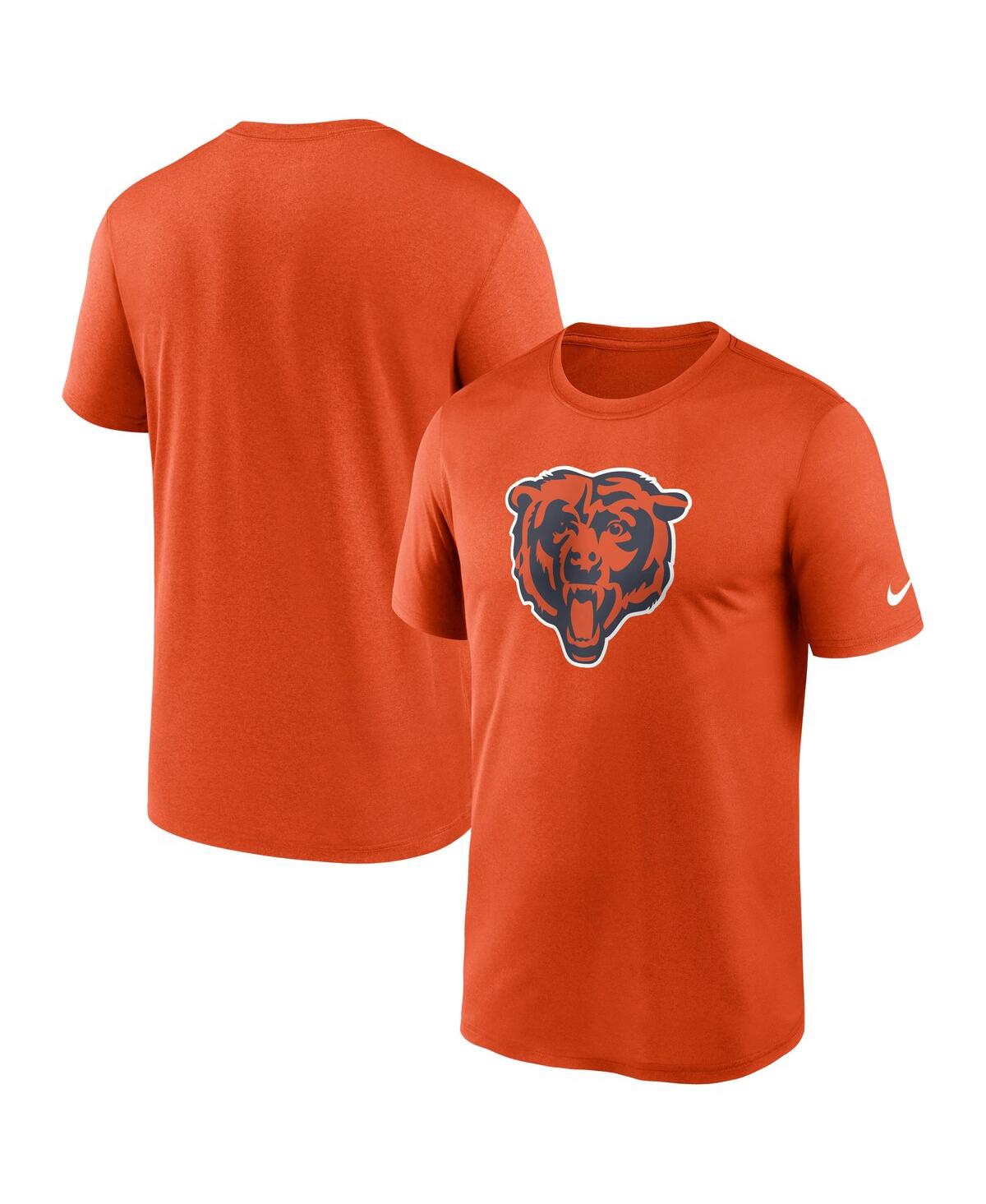 Men's NikeChicago Bears Legend Logo Performance T-shirt - Orange