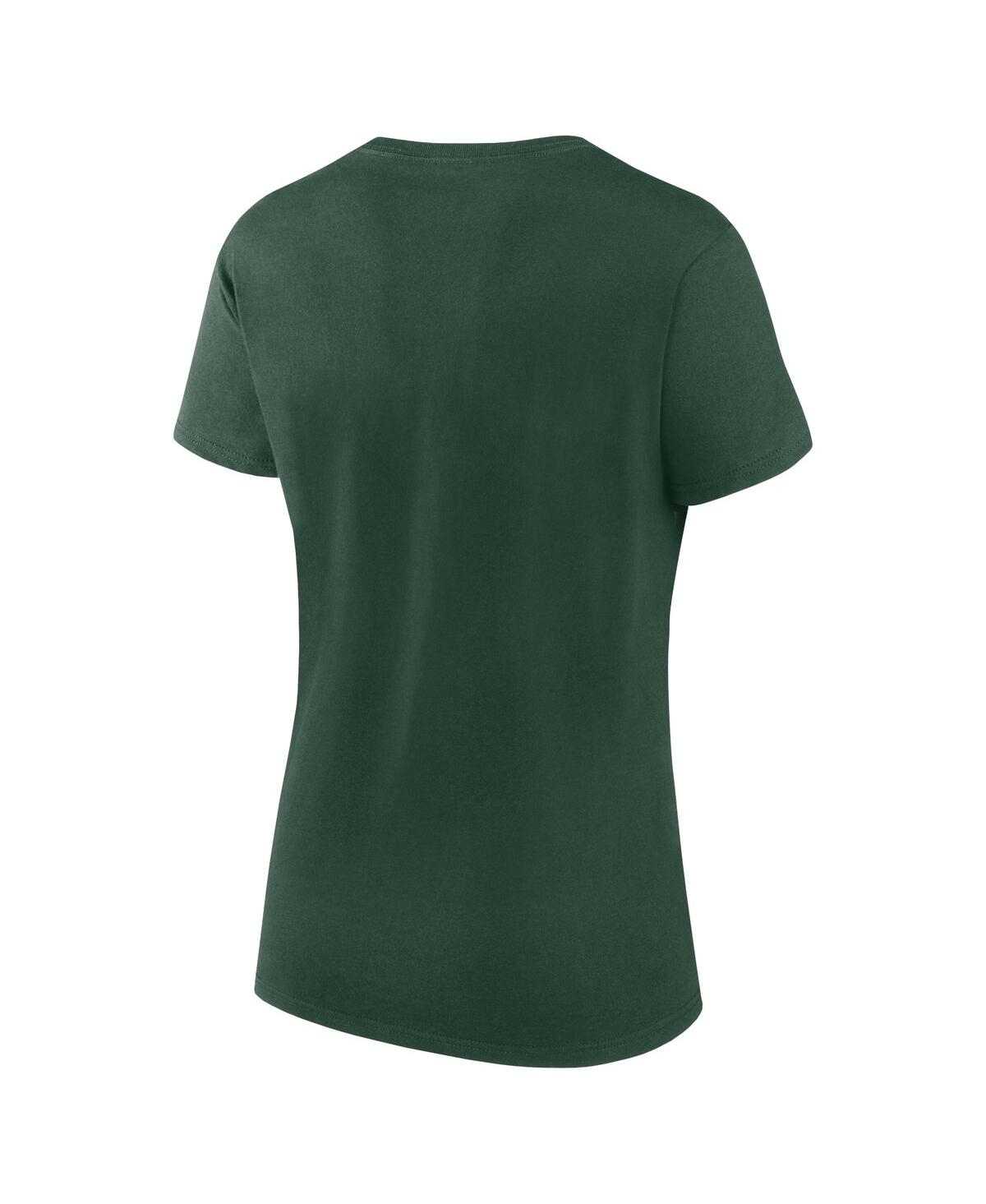 Fanatics Women's  Green, Gold Oakland Athletics Fan T-shirt Combo Set In Green,gold