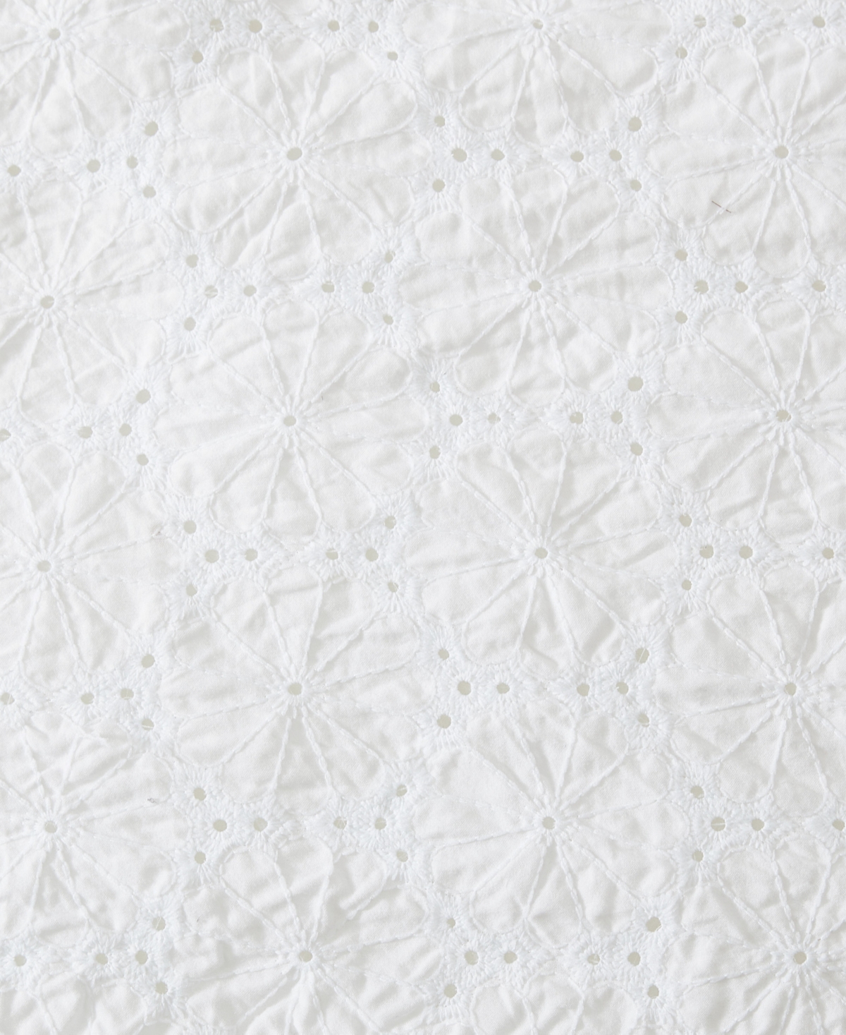 Laura Ashley Eyelet Ruffle Microfiber Piece Comforter Set