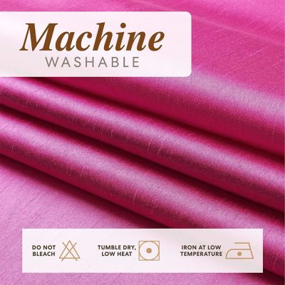 Artisan Lightweight Transparent Faux Silk Sheer Grommet Single Curtain Panel