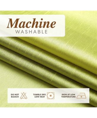 Home Living 2 Piece Lightweight Basic Sheer Grommet Top Curtain Panels