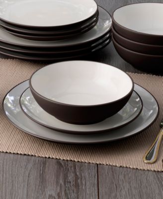 Colorwave Coupe 16 Pc. Dinnerware Set, Service for 4