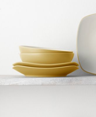 Colorwave Square 16 Pc. Dinnerware Set, Service for 4