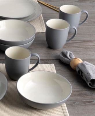 Colorwave Coupe 16 Pc. Dinnerware Set, Service for 4