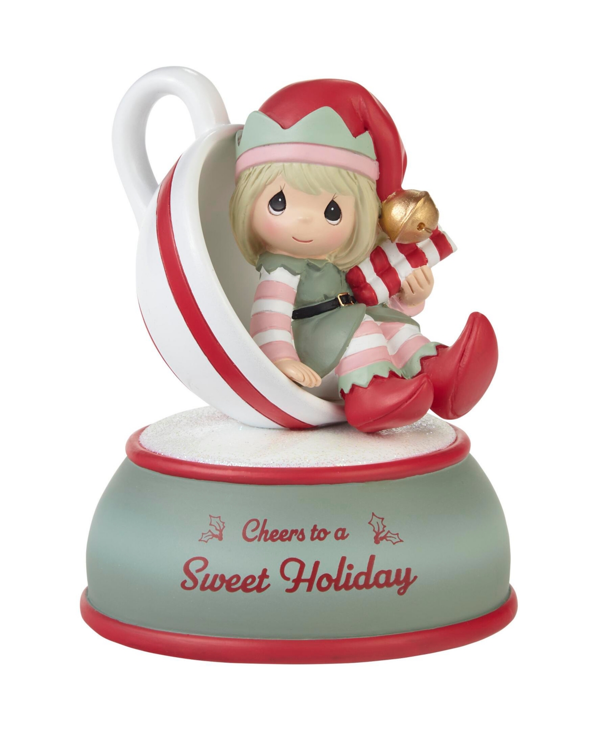 Precious Moments Cheers To A Sweet Holiday Resin Musical In Multicolored