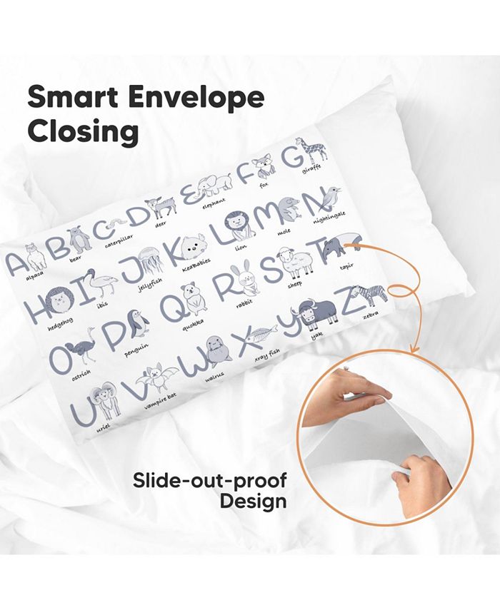 KeaBabies Toddler Pillowcase for 13X18 Pillow, Organic Toddler Pillow