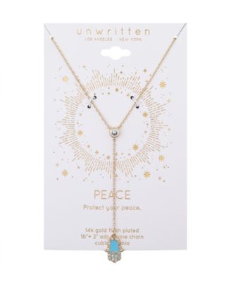 Cubic Zirconia Hamsa Necklace