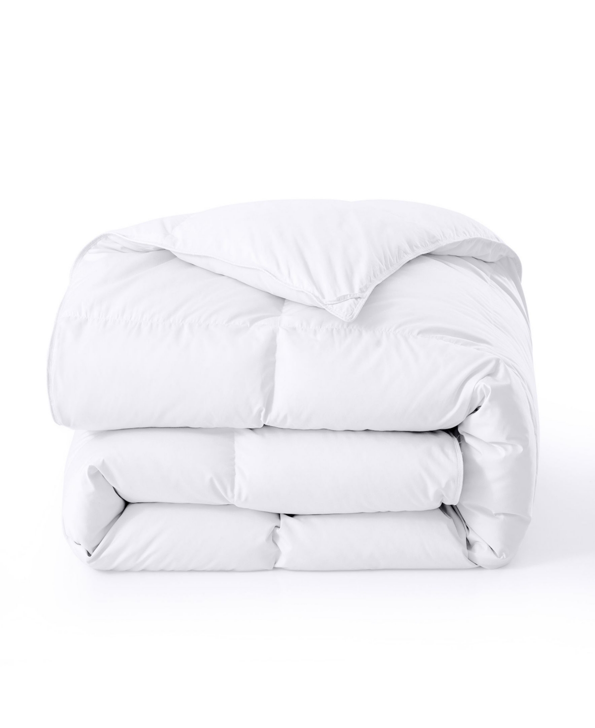 Unikome Cozy 360tc All Season Down Feather Fiber Comforter, King In White