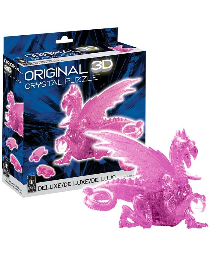 University Games Bepuzzled 3D Crystal Puzzle Dragon, 57 Pieces Macy's