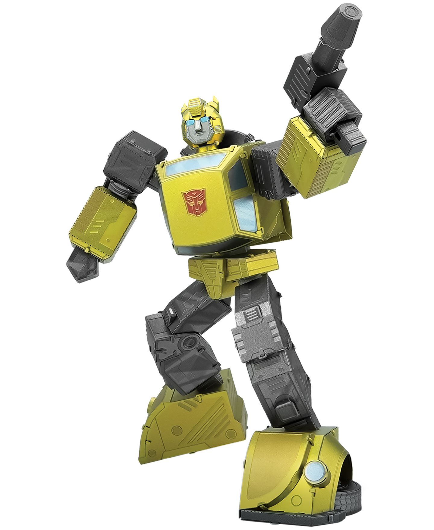 Детские конструкторы University Games Transformers Bumblebee 3-Piece 3D Metal Model Kit, Ages 14+ — фото 1