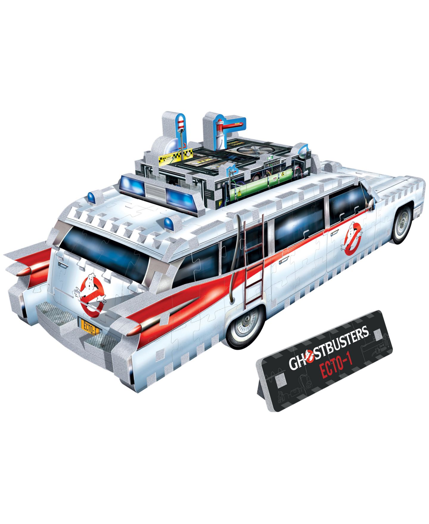Детский пазл University Games Wrebbit Ghostbusters Ecto-1 280 Pieces 3D Puzzle, Ages 12+ — фото 7