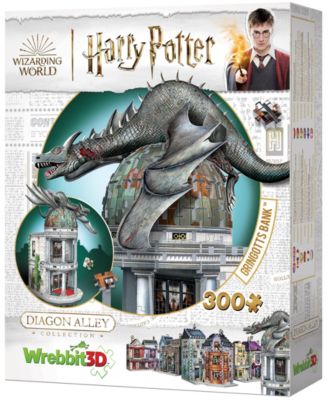 Wrebbit Harry Potter Diagon Alley Collection Gringotts Bank 3D Puzzle, 300 Pieces