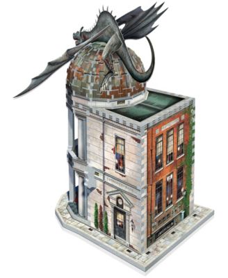 Wrebbit Harry Potter Diagon Alley Collection Gringotts Bank 3D Puzzle, 300 Pieces