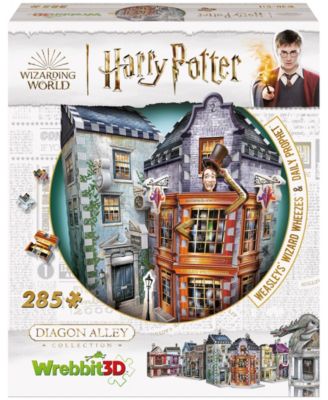 Wrebbit Harry Potter Diagon Alley Collection 4 3D Puzzles, 1175 Pieces