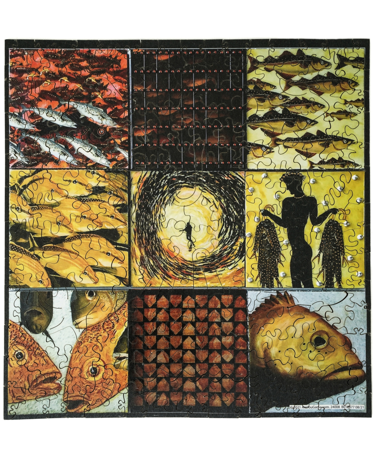 Shop University Games Areyougame.com Wooden Jigsaw Puzzle Set Miami Fish, 413 Pieces In No Color