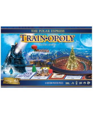 Masterpieces Puzzles the Polar Express Train-Opoly Collector's Edition Set