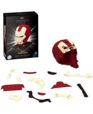 4D Cityscape Marvel the Infinity Saga Iron Man Helmet 3D Puzzle, 92 Pieces