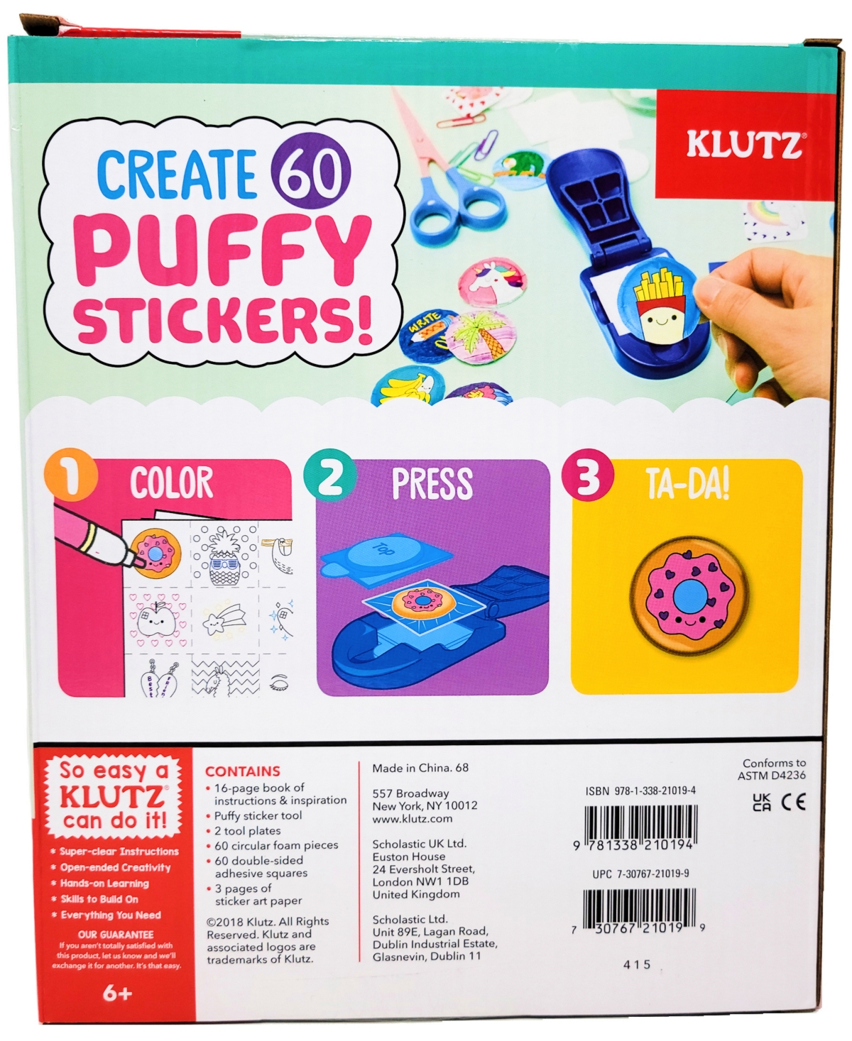 Shop Klutz Make Your Own Puffy Stickers In No Color