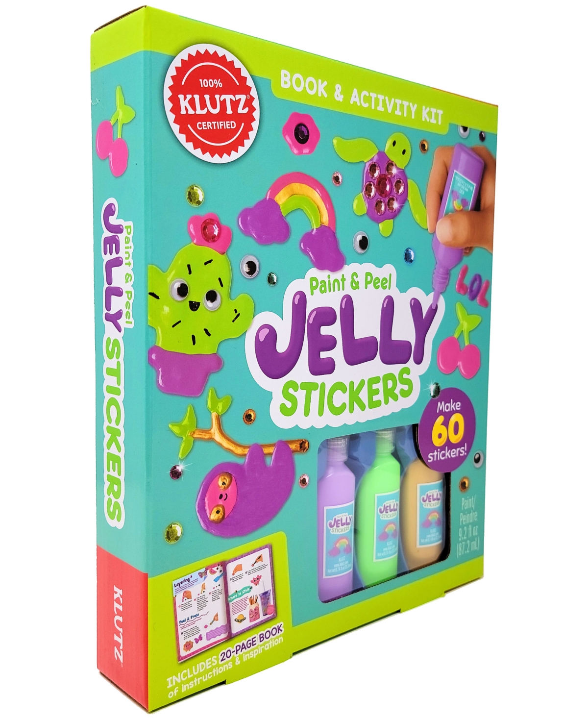 Shop Klutz Paint Peel Jelly Stickers In No Color