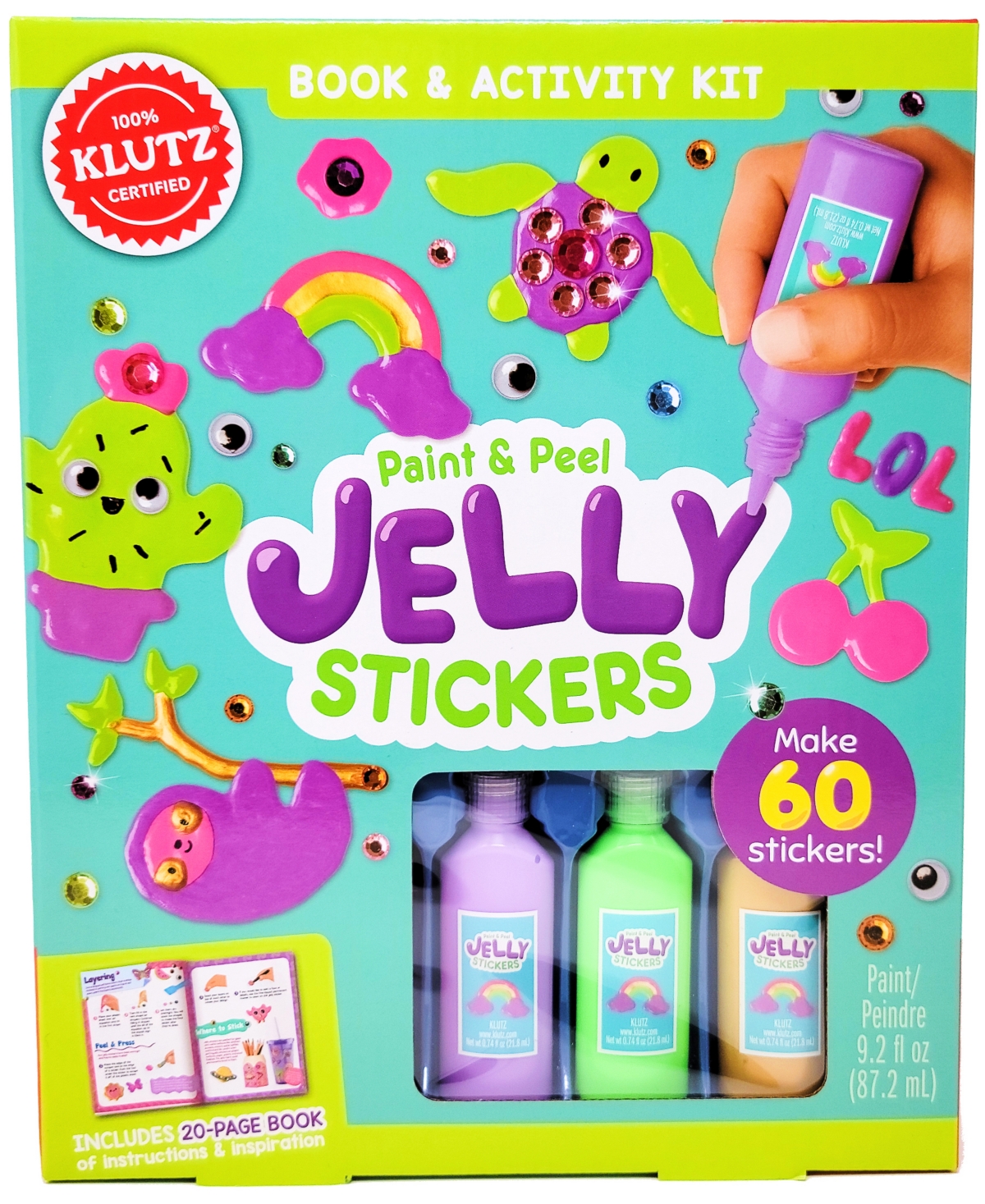 Klutz Kids' Paint Peel Jelly Stickers In No Color