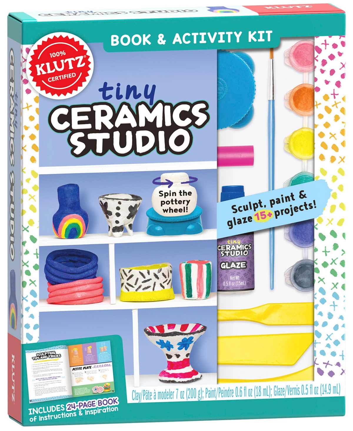 Klutz Kids' Tiny Ceramics Studio Kit In No Color