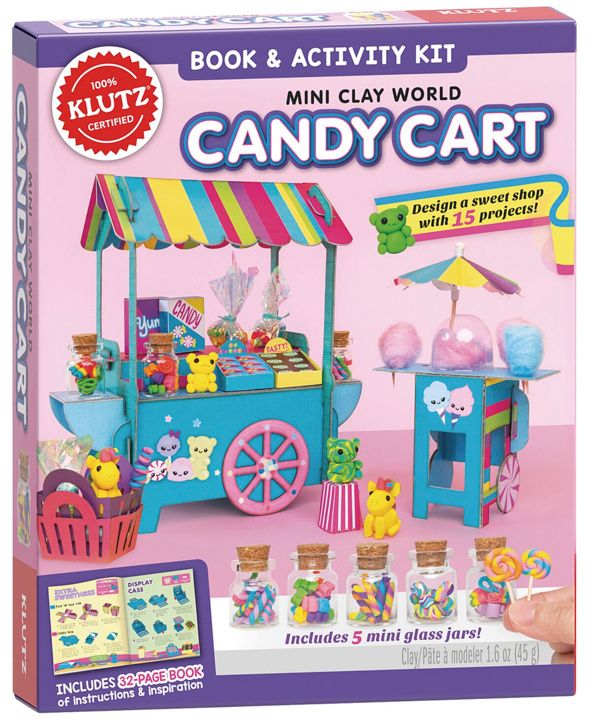 Klutz Kids' Mini Clay World Candy Cart In No Color