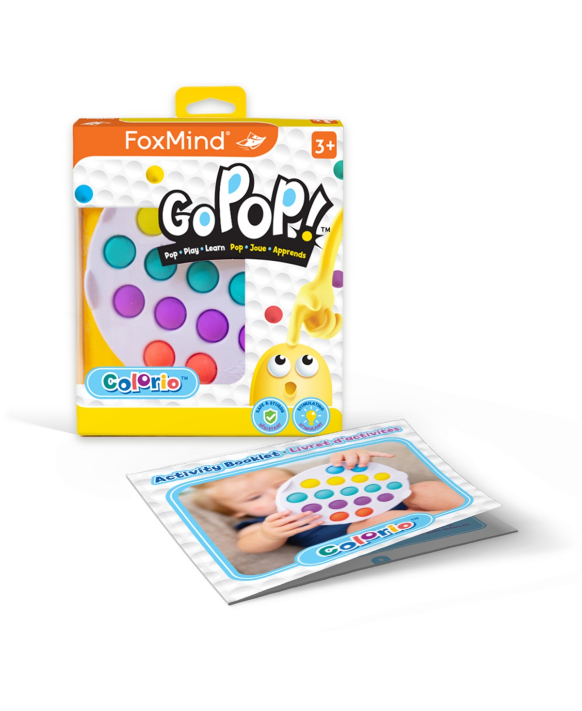 University Games Foxmind Games Go Pop Colorio Preschool Game In No Color