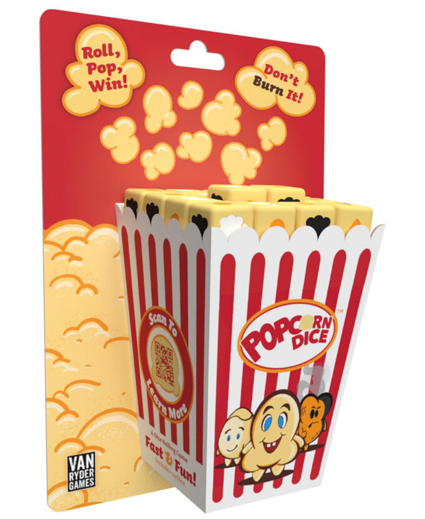 Детская настольная игра University Games Popcorn Dice Press-Your-Luck Dice Game, от 7 лет — фото 1