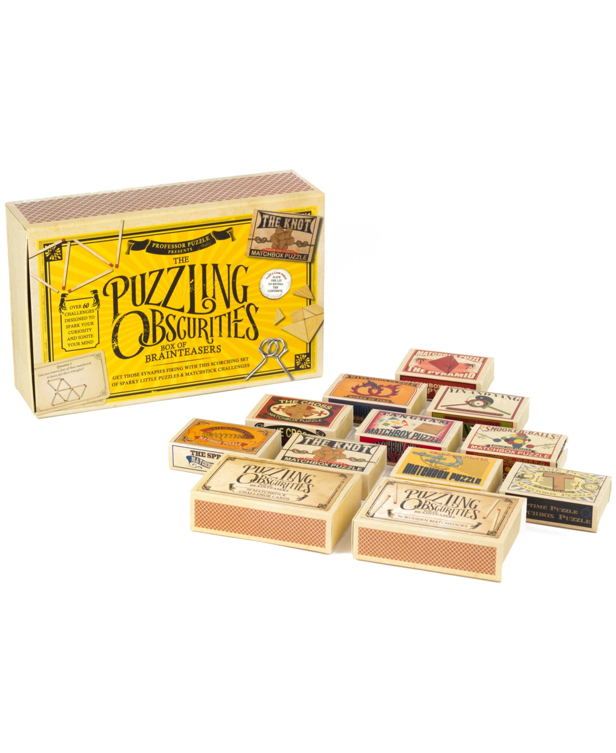 University Games Professor Puzzle The Puzzling Obscurities Box Of Brainteasers In No Color