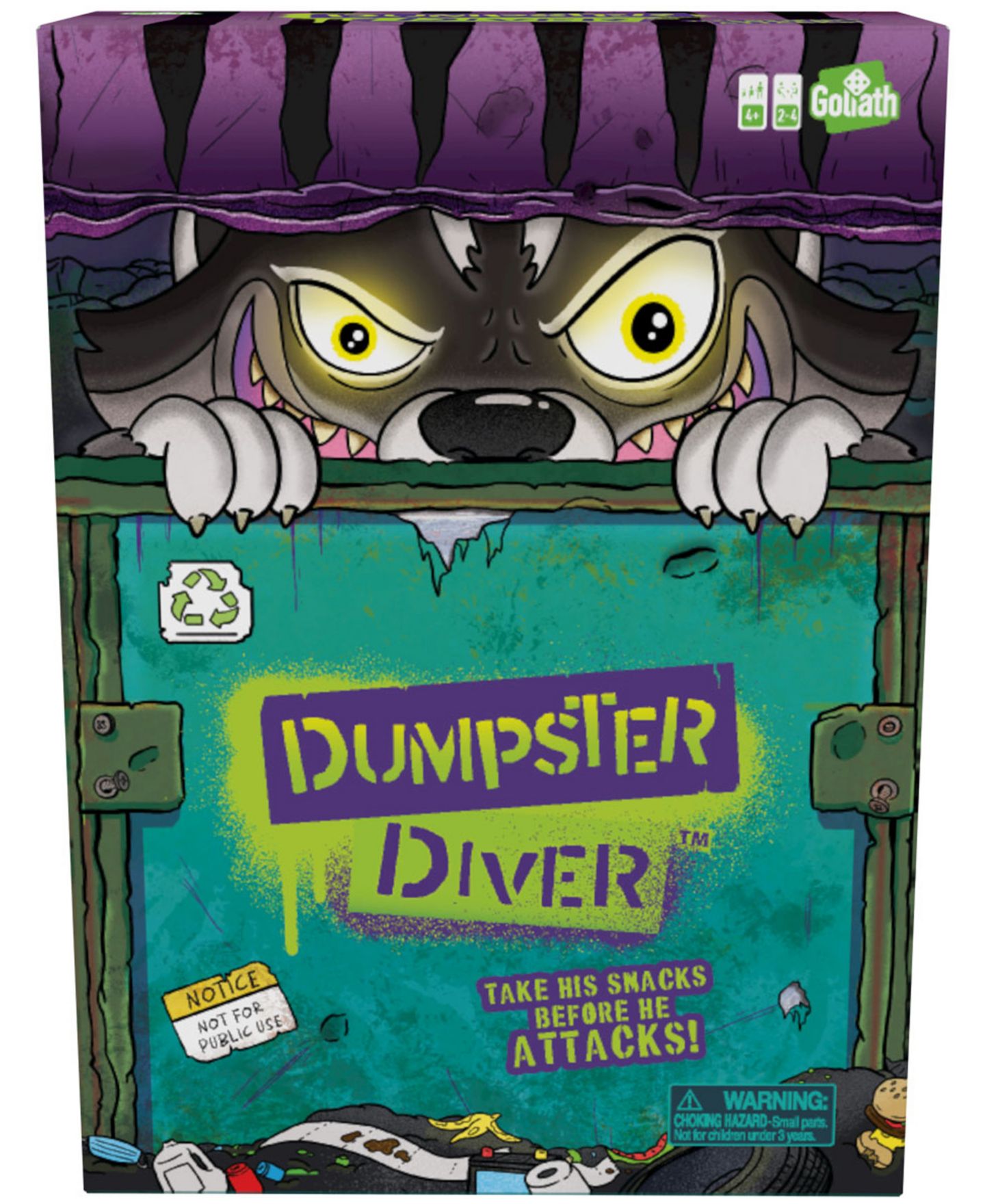 Настольная игра University Games Dumpster Diver для 2-4 игроков, от 4 лет — фото 3