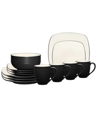 Colorwave Square 16 Pc. Dinnerware Set, Service for 4