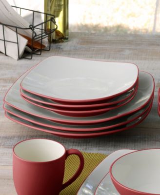 Colorwave Square 16 Pc. Dinnerware Set, Service for 4