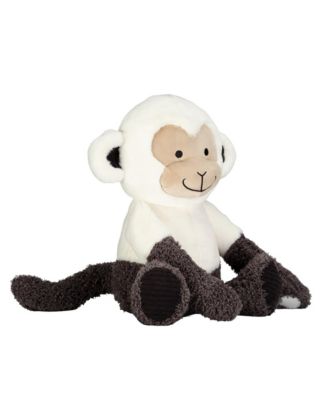 Jungle Party White/Gray Plush Monkey Stuffed Animal Toy - Charlie